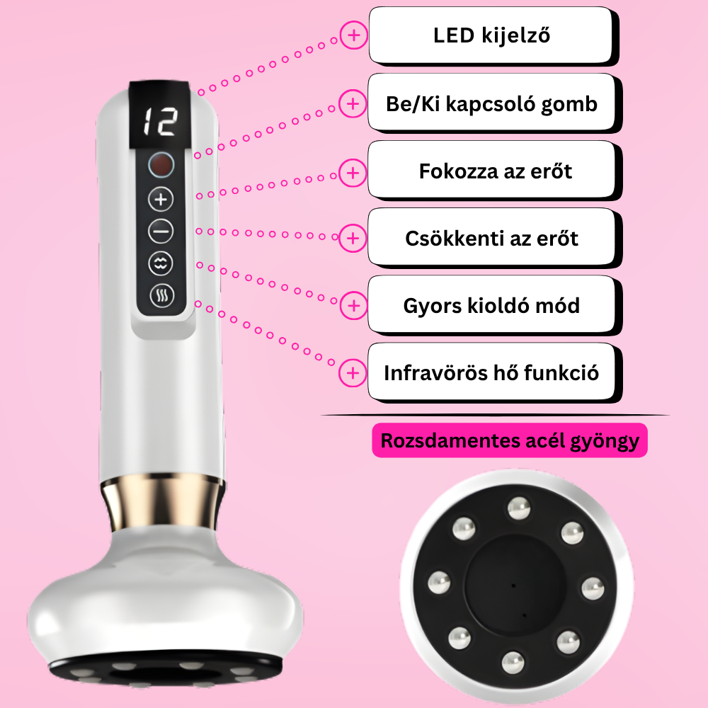 GlowCup-Vákuumos bőrfeszesítő masszírozó